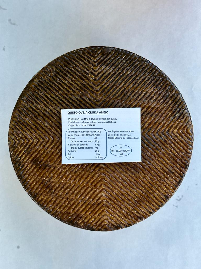 QUESO DE OVEJA CRUDA AÑEJO queso oveja