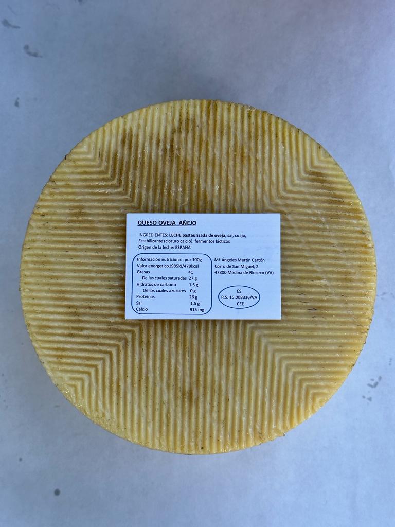 QUESO OVEJA PASTERIZADO AÑEJO queso oveja